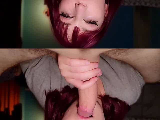 MILF POV Big Cock Blowjob