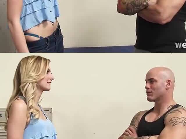 Blonde Pussy Fucked By A Beefy Stud