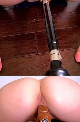 Stacked brunette goes solo toys and masturbation
