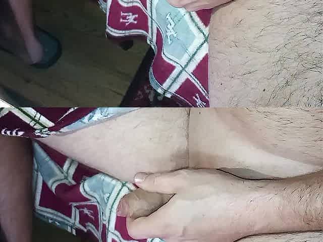 High-quality home masturbation with metal balls rings!
