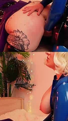Sexy Hot Lesbian Compilation Video: Rough Latex Fuck of Curvy Girls