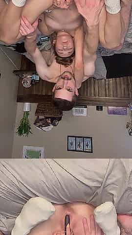 Solo play leads to creampie
