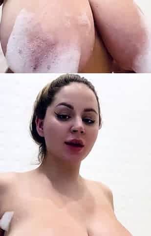 Big Boobs Cassandra Calogera cock tit wanking