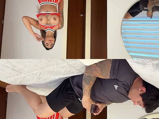 Ill Show You My Tits And You Help Me With The Photos . Latina Stepsis Cheats On Her Boyfriend!