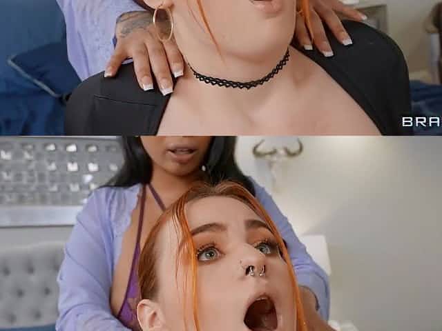 Busty Abigaiil Morris is riding the dildo