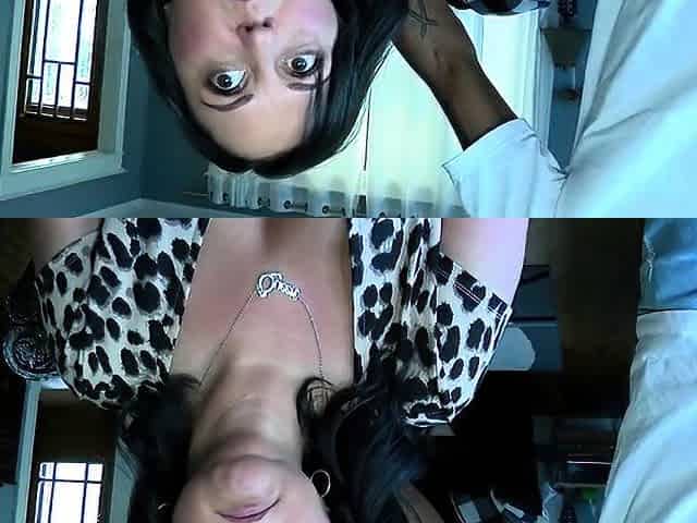 Mexicana blowjob with her big boobs