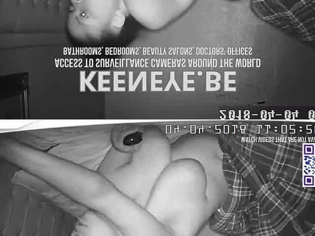 Hidden cam catches busty curvy BBW with big breasts topless during private intimate moment in bed