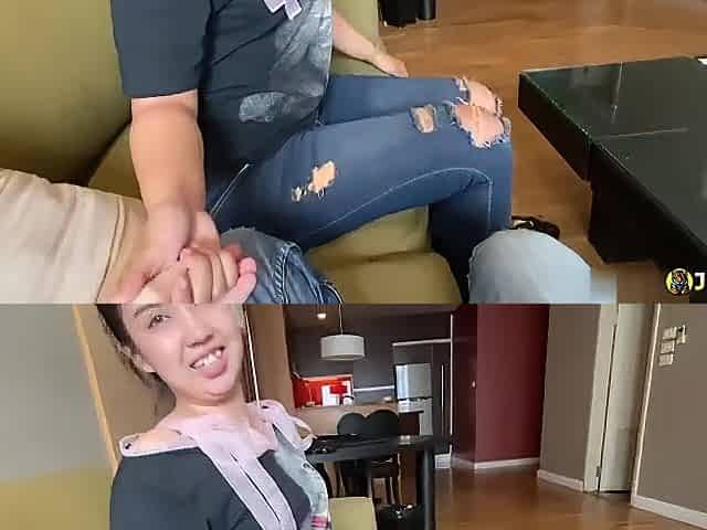 JohnTronX - Plump Oriental sweetheart rides my ramrod in POV like a pro