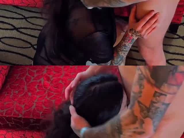 Maxxx Steele And Elli X Raven In Gets His Ass Eaten And Face Fucks