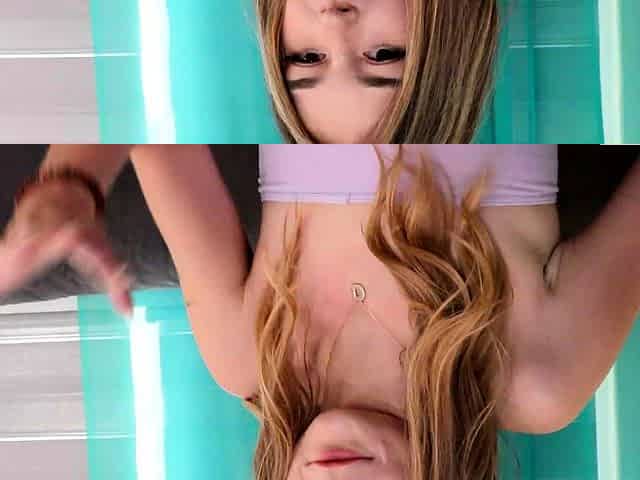 POV When I got a blowjob from Teen 18 Della Cate