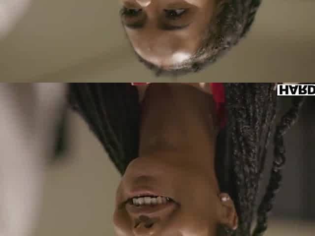 Ebony Babe Introduces Her Pussy To The New Bbc Neighbor