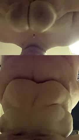Bbwbootyful dirty talk rubbing baby oil on my big massive boobs