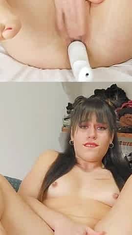 Dildo and vibro destroy my body!!!