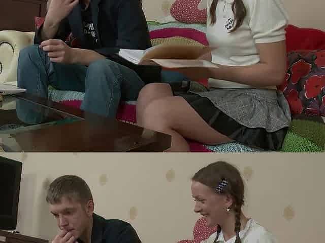 Redhead teen gets anally banged