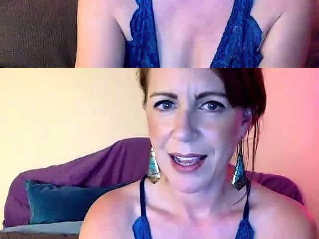 Cute curly brunette solo webcam masturbation