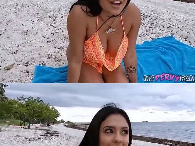 New Lustful On Public Beach (03-09-2022) Hardcore Pov Roleplay Iluvy - Serena Santos