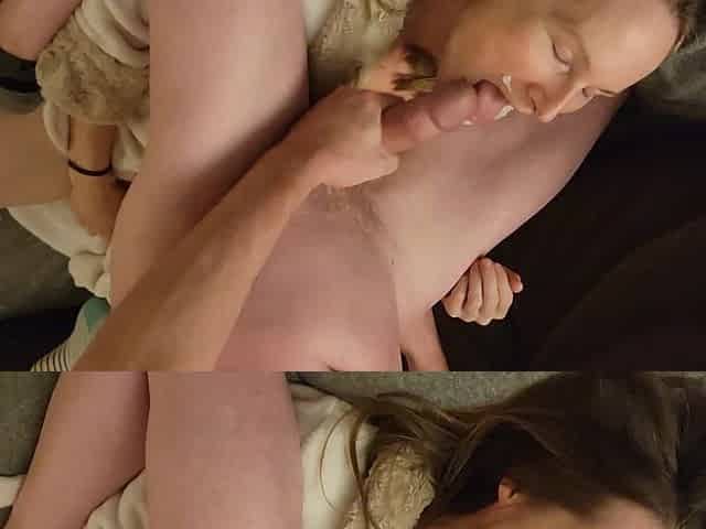 Ball Licking Facial and Cumplay.