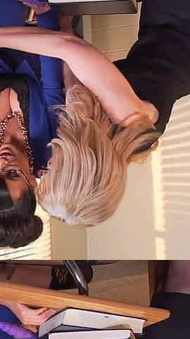 Lisa Ann Nina Hartley and Belle Knox in School of MILF