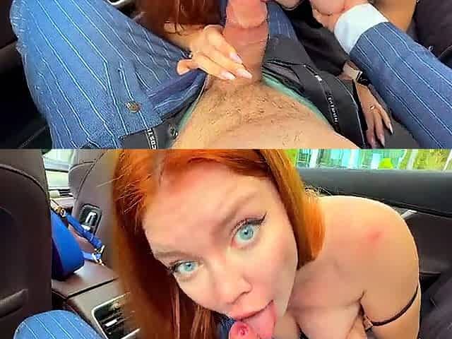 My boss doesn't take no for an answer! That's why his jock has to be in his throat.