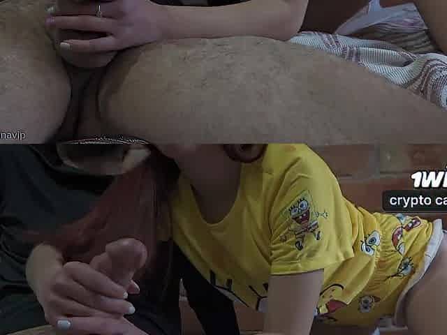 Roomate complains about the size of my ramrod in her butt but doesn't wanna get off