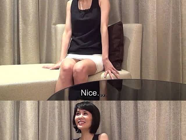 Slim Japanese MILF with short hair devours fragile men