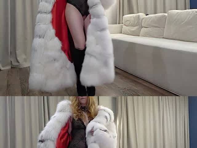Banging Furry Queen in a huge luxury furry coat! ANAL furry coat sex (Short Version)