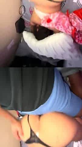 Clapping My Ass on Roommates Dick
