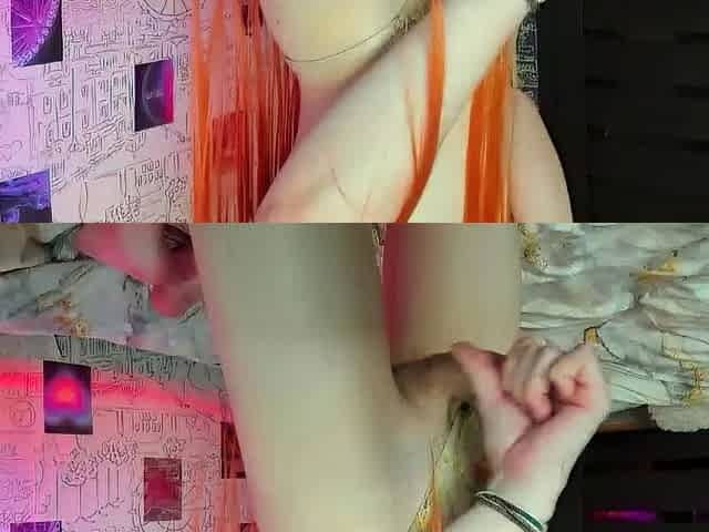 Small titted handjob lovers jerk cock