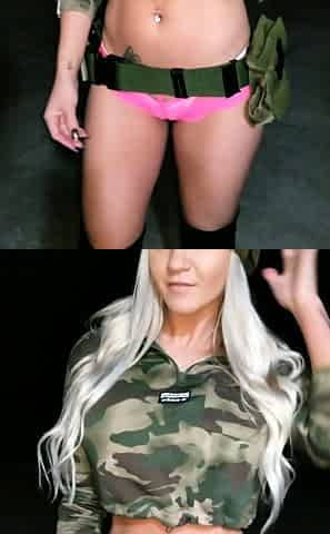 Blonde Nice Big Boobs Masturbating