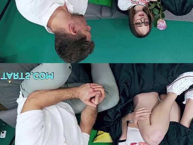 OMG! Nerd angel with hungry ass gets REAL BOOTY SLAM