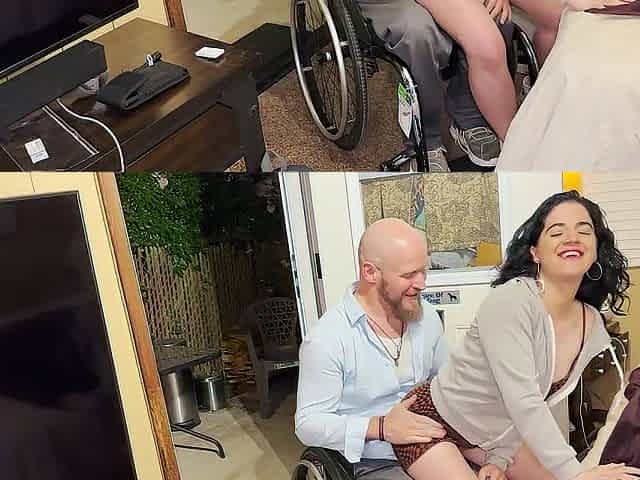 Sexy Blowjob and Bang from Visiting Ally with Paraplegia - Cliff Media