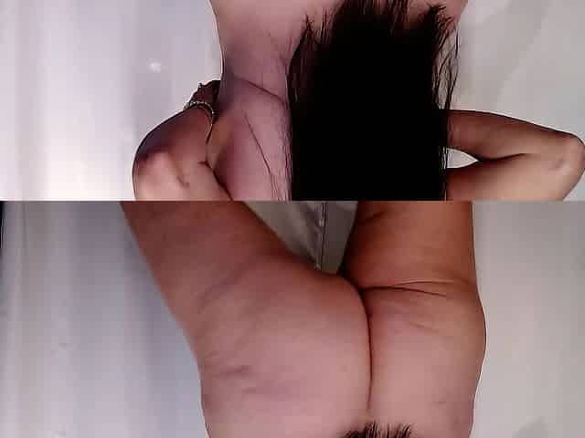 Fat Cellulite Booty Clenching