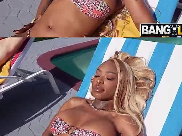 Oiled Large Titty Black