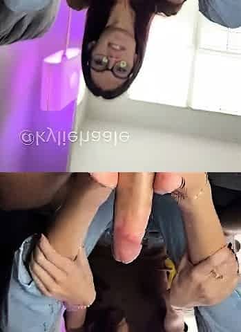 Kylie Haale Gives Footjob In Glasses POV