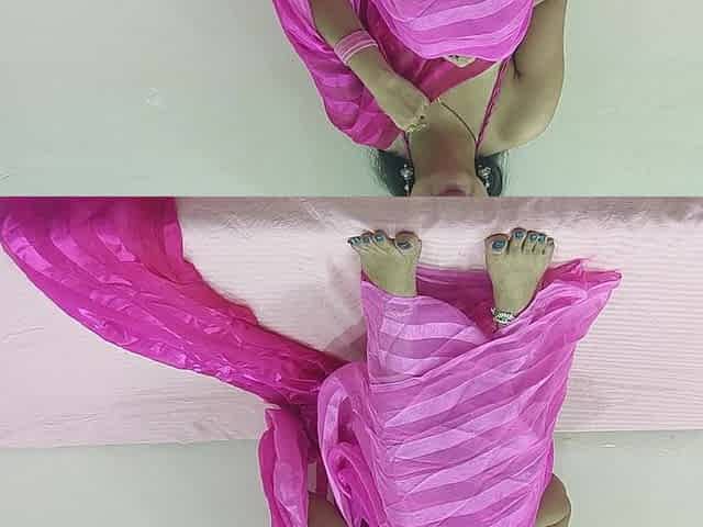 Tight Pussy Desi Bhabhi in Saree Fucked Hard by Devar in Hindi Audio
