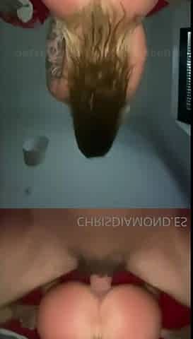 Misha Maver indecent and coarse cowgirl POV Chris Diamond
