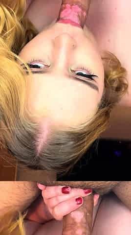 Beauty Blowjob Babe Cumshot