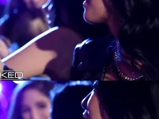 Naughty - Abella & Valentina Drilled & Facialed In Night Club