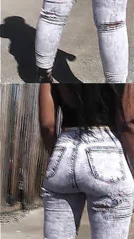 Large butt Redbone black with priceless melons