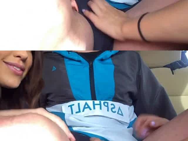 Slut gives wam deep throat pov blowjob and handjob