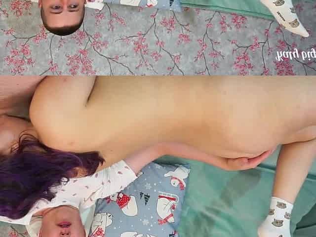 cum in a beauty's throat and snowballing cum