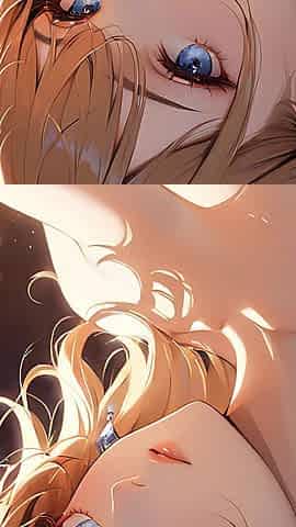 Ember Kiss: a Beautiful Young Woman Lit by a Tiny Flame