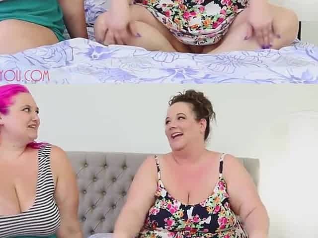 Two Fatty Milfs Lesbian Porn Video