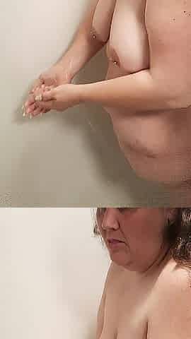 My hawt big beautiful woman wife in the shower