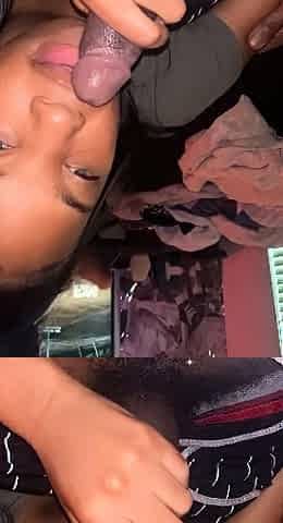 Ebony Bitch mouth work