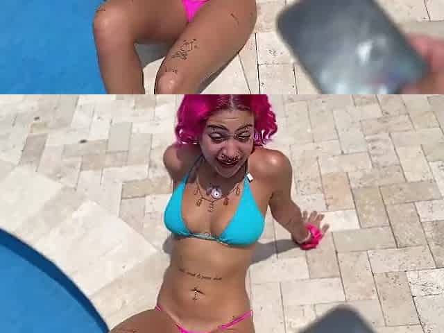 Screwing My Step-Bro In Our Pool POV Teddy Tarantino