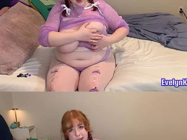 Large Titty Redhead Uses Nipp Clamps and Immodest Talks