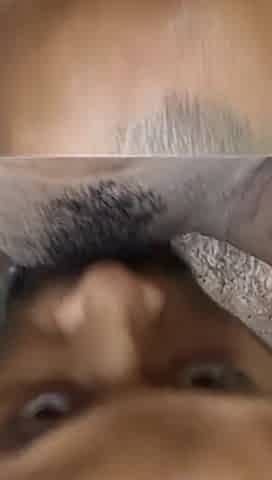 Black Goddess Swallows Huge Black Load
