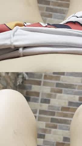 Sexy Fucking Her Pussy in the Laundry Room