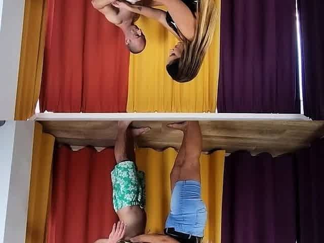 Amateur Brunette Sucking And Riding Cock